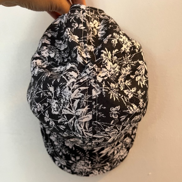 Silhouette Floral Leaf Baseball Cap Nature Hat Vintage Plant Boho Earth Contrast - Picture 6 of 10
